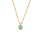 Oval Amazonite Pendant Necklace