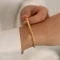 Golden Twist Bracelet