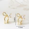 Pear Bow earring - FY0252