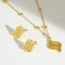 Golden Wave Necklace - FY0052