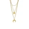 Moon Triple Layer Necklace - FY0220