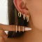 Three Hoop Earrings Set
