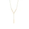 V Letter Stainless Steel Necklace - FY0001