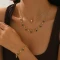 Devil Eye Necklace Bracelet Set - FY0251