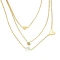 Triple Layer Charm Necklace - FY0171