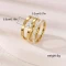 Golden Stack Ring - FY0146