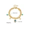 Double Layer Evil eye Bracelet