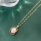 Oval Simple Necklace 