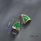 Green Triangle Stud