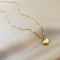 Golden Heart Necklace - FY0112