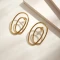 Oval Orbit Earrings