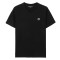 SUOYUE Summer Lightweight Outdoor Couples Solid-Color Breathable Cotton Short-Sleeve T-Shirt 25504BLACK-L