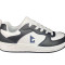 Leather Patchwork Lightweight White Sneakers - Fashion Vintage Versatile Casual Shoes (Women) 25515GREYWHITE-42