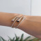 Spark Open Bracelet and Ring Set