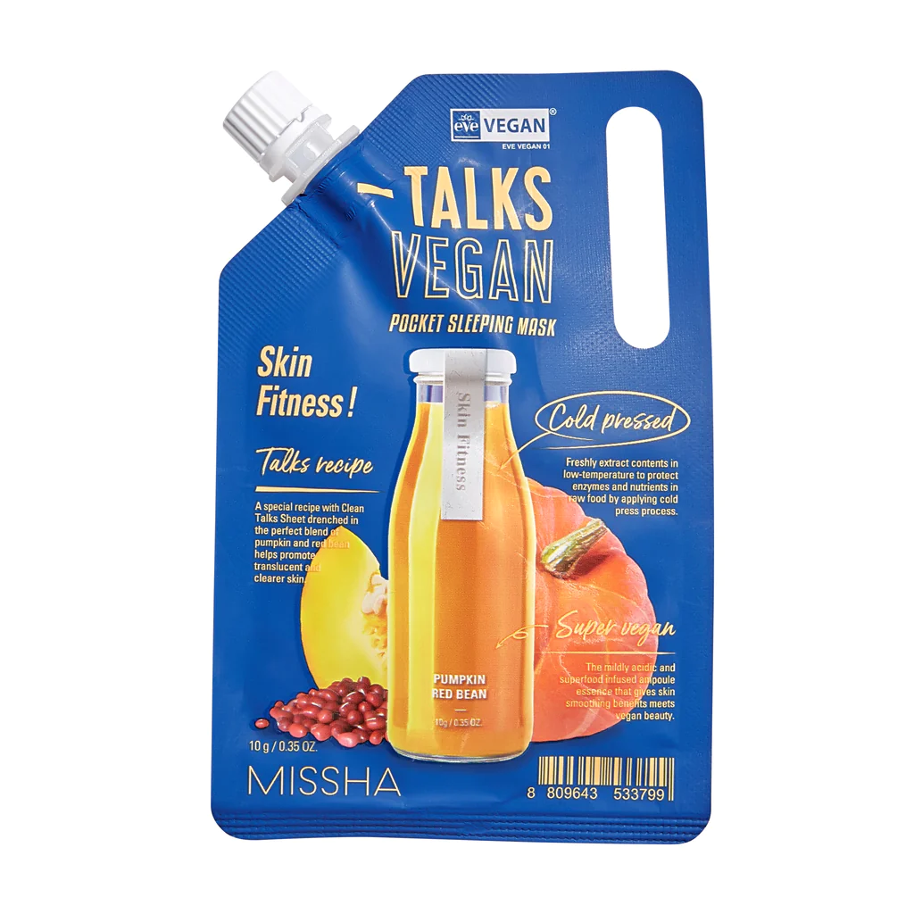 TALKS VEGAN SQUEEZE POCKET SLEEPING MASK [SKIN SMOOTHER]
